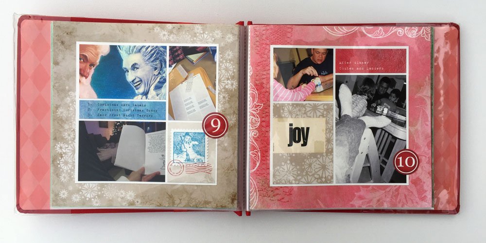 Days of December storytelling digital scrapbook photo book 2007