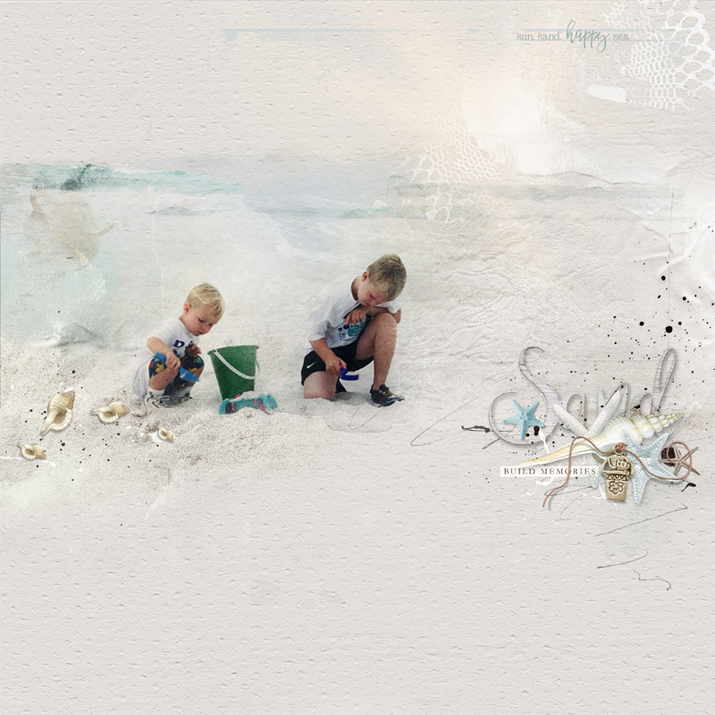 puzzle blending with FotoBlendz clipping masks — one photo revealed through stacked masks