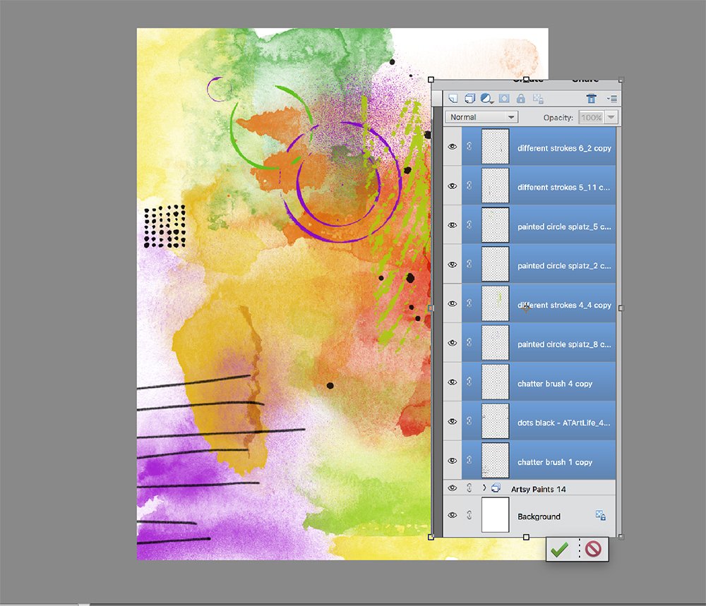 Artsy Brushes Layout Foundation Tutorial Artsy Brushes Layout Foundation Tutorial