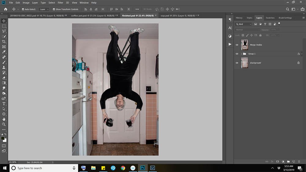 Upside Down Extraction and Compositing Technique Upside Down Extraction and Compositing Technique