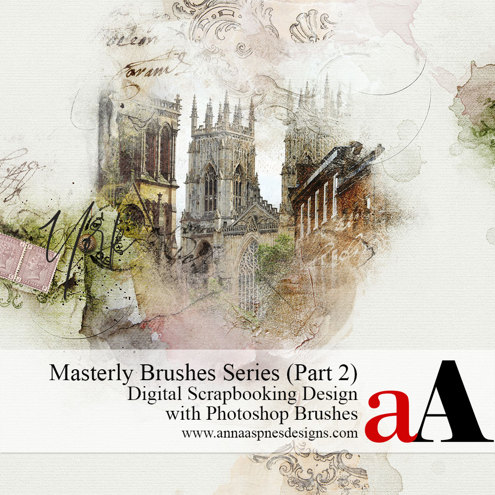 Design Principles Digital Scrapbooking with Photoshop Brushes