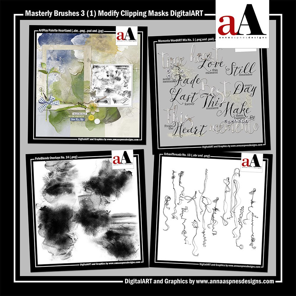 customize masks digital scrapbooking