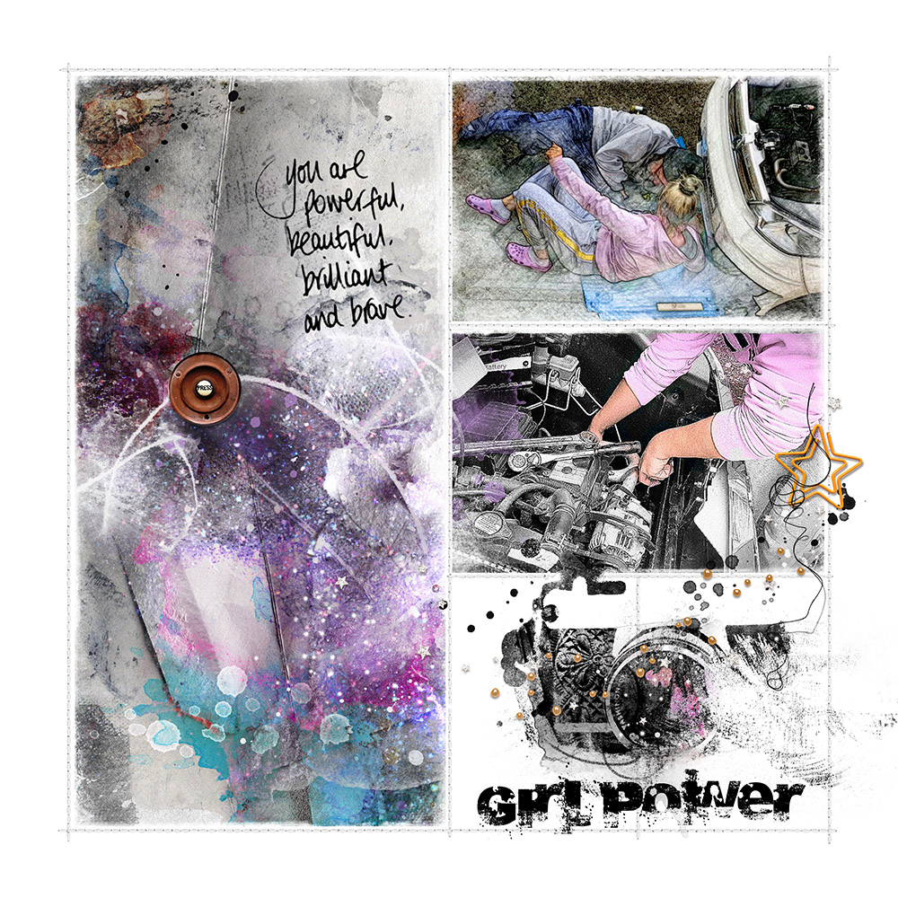More Ways to Use Stitched Templates More Ways to Use Stitched Templates - Girl Power by Ulla-May