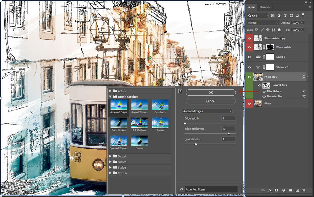 Smart Blur Your WaterColor Photo Edits