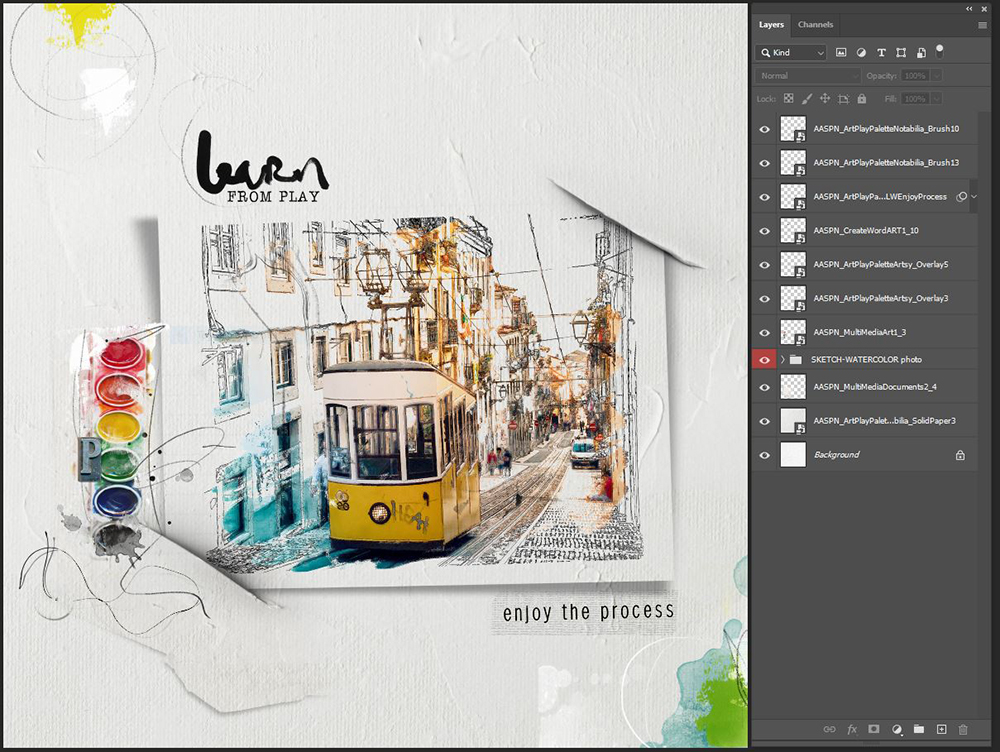 Smart Blur Your WaterColor Photo Edits