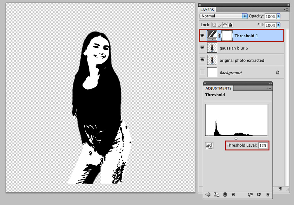 Graphic Poster Effect Using Threshold Filter Graphic Poster Effect Using Threshold Filter