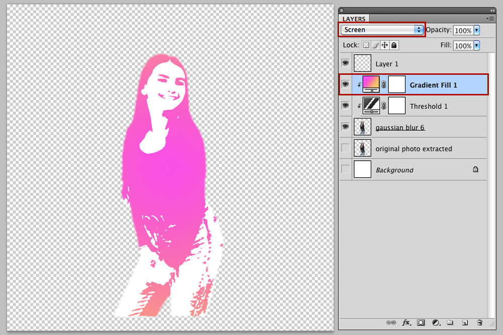 Graphic Poster Effect Using Threshold Filter Graphic Poster Effect Using Threshold Filter