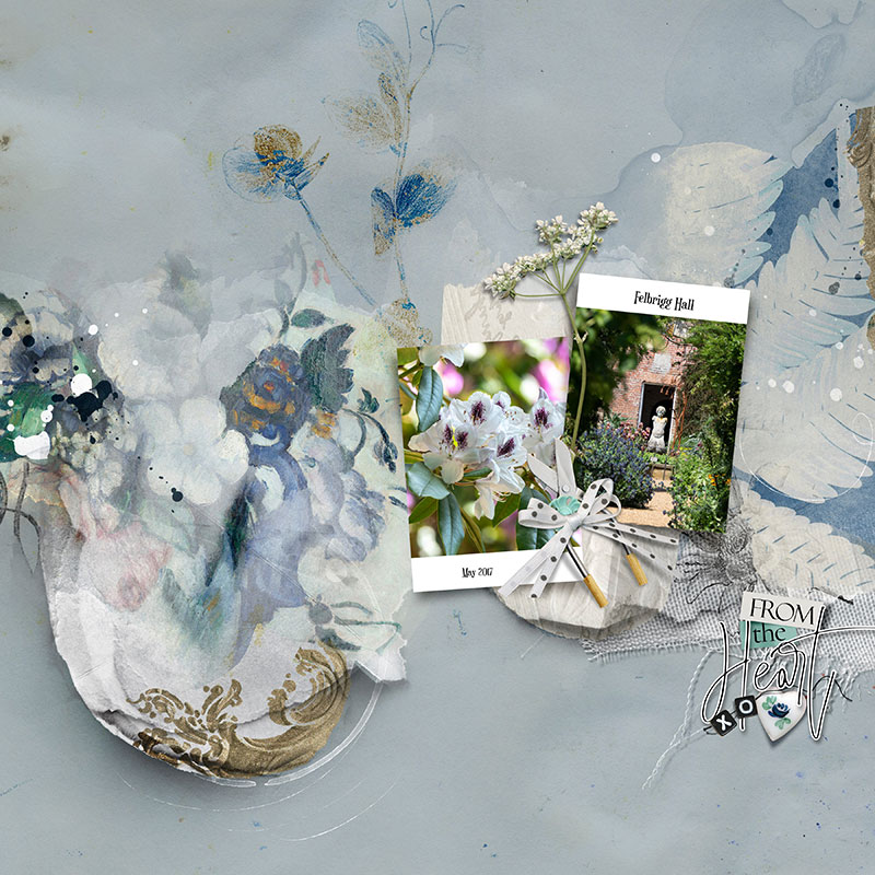 band design in digital scrapbooking