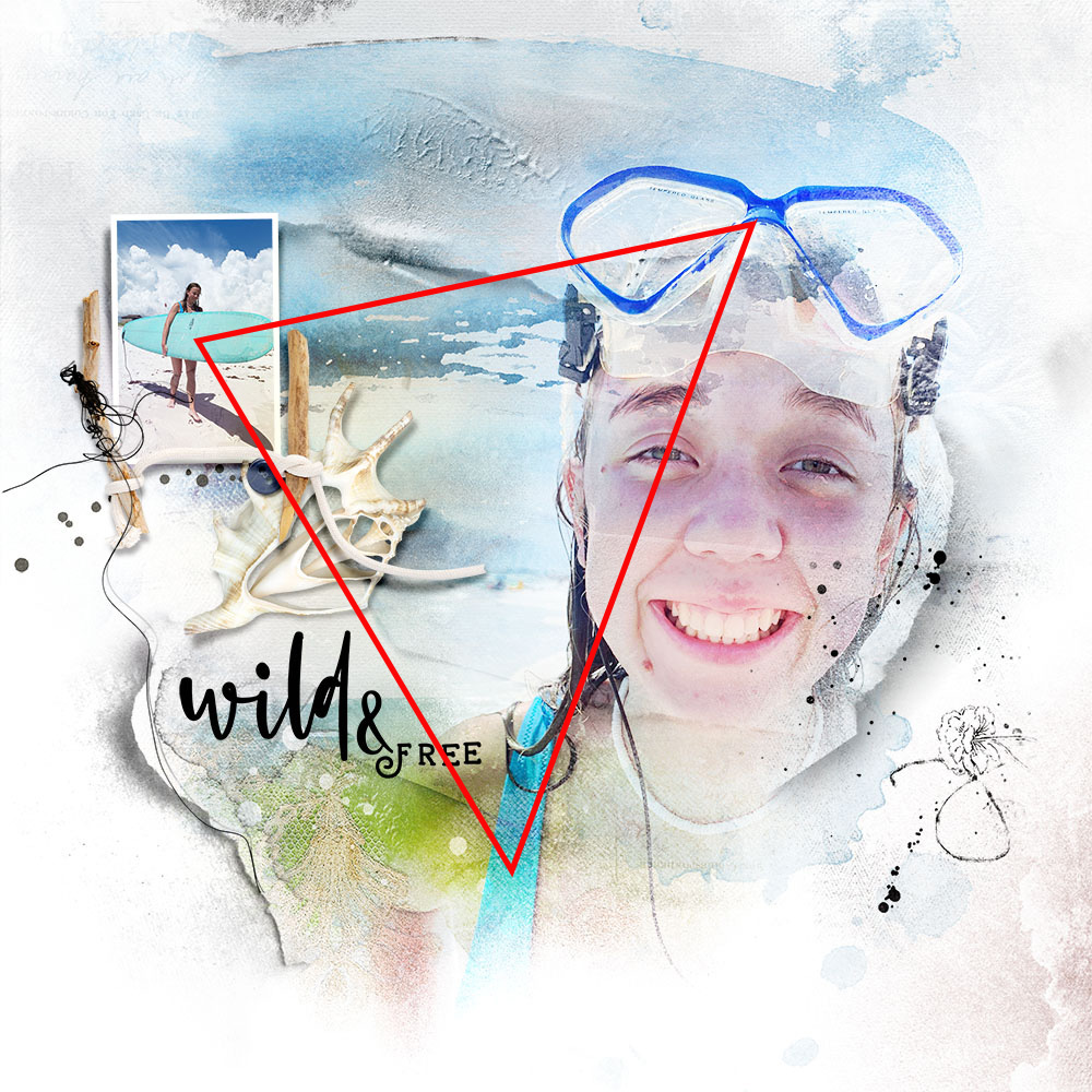 Visual Triangles Digital Scrapbooking