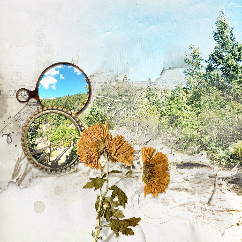 photo blending digital scrapbooking