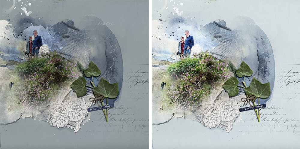 Adjustment Layers Digital Scrapbooking