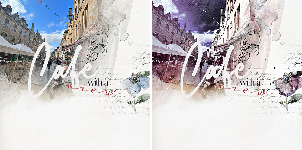 Adjustment Layers Digital Scrapbooking