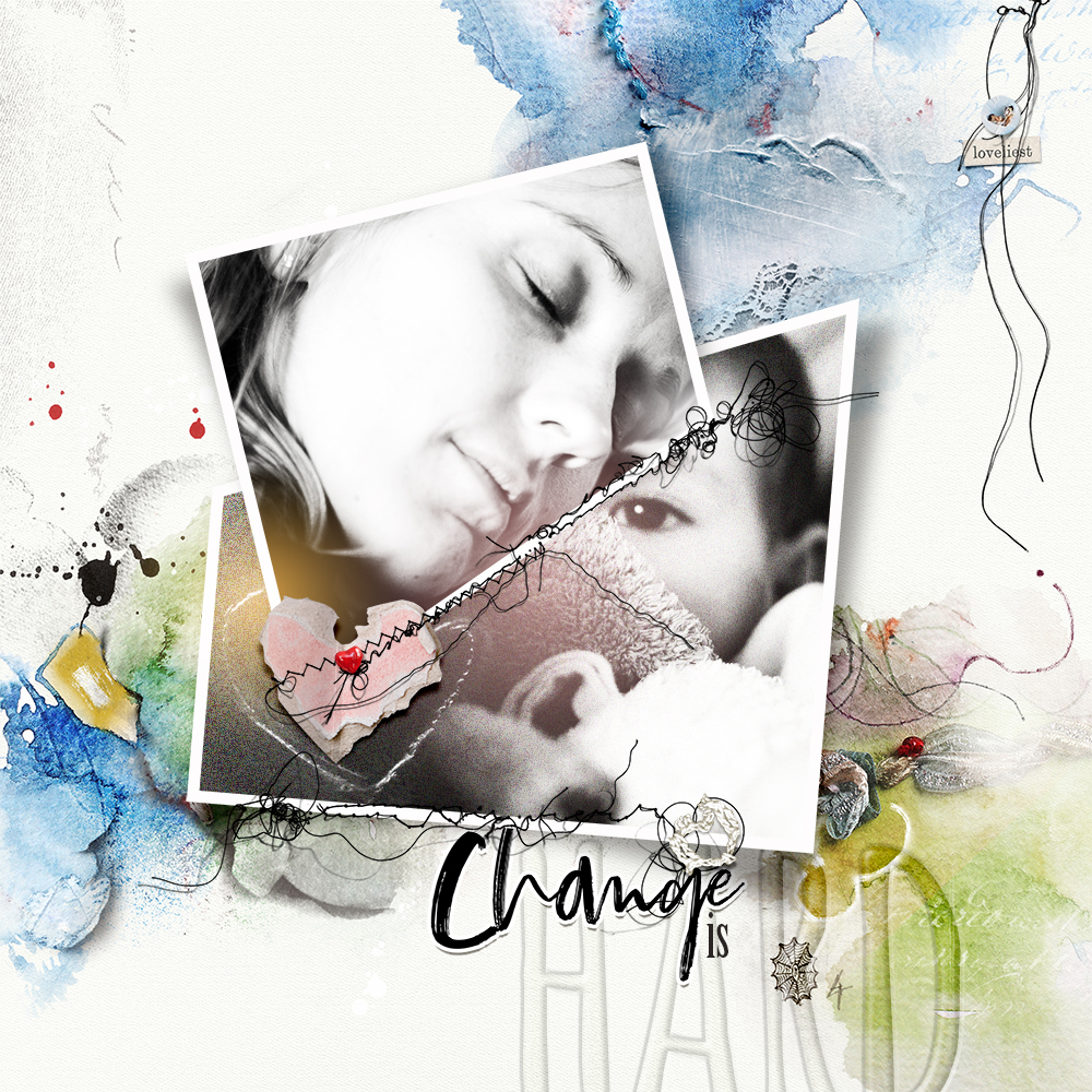 Digital Scrapbook Layout Design: Cut, Blend, and Align - Image 4