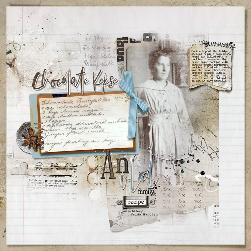 Family Recipe Digital Scrapbook