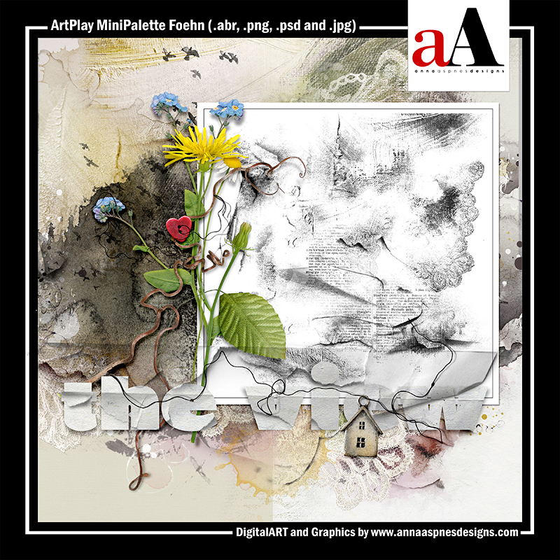 Layer Digital Scrapbook Elements