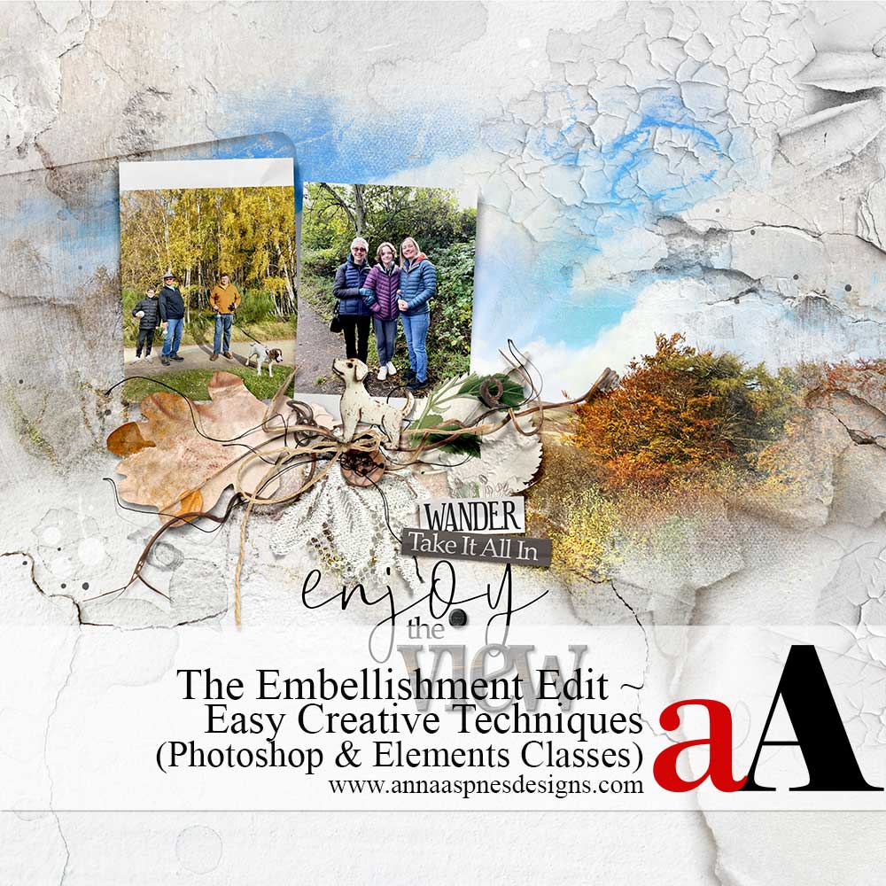 Easy Digital Scrapbooking Embellishments: Make Easy Clusters