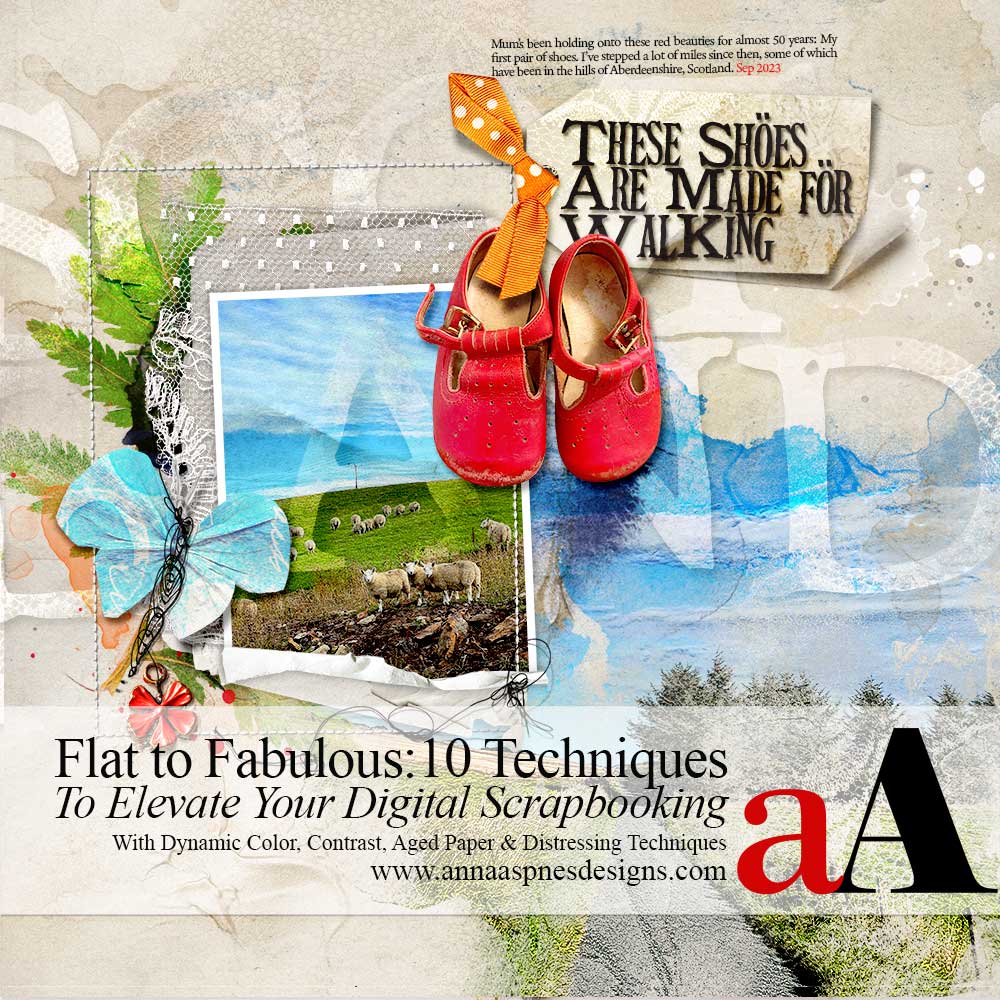 Best Digital Scrapbooking Techniques: 10 Flat to Fabulous Tutorials