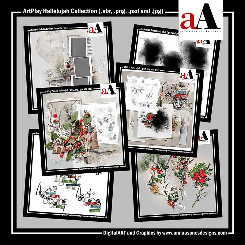 Easy Winter Digital Scrapbooking