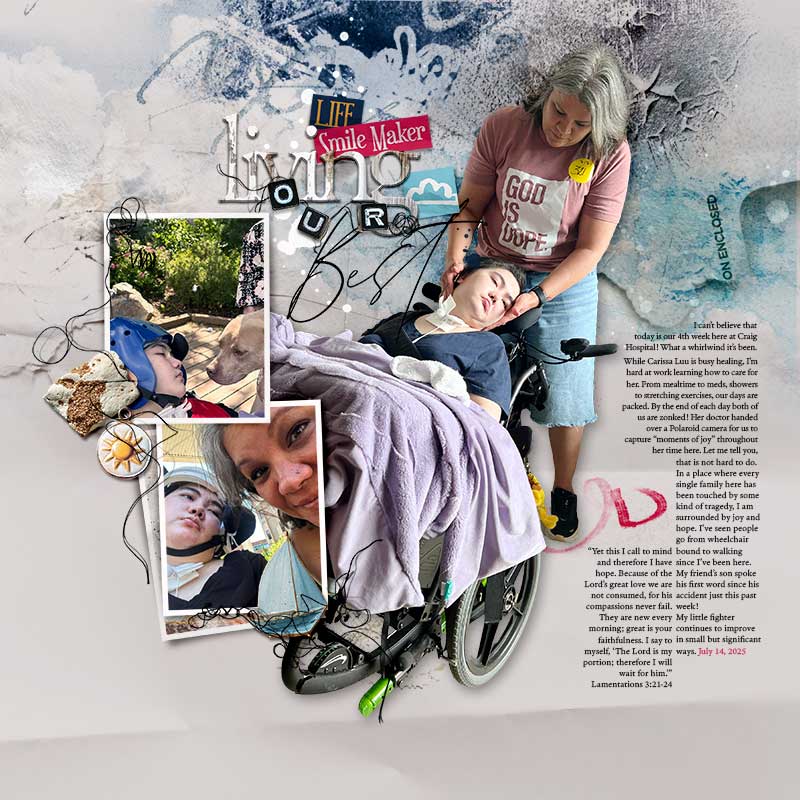 Support Carissa — value digital scrapbooking bundle Create for Carissa charity collection