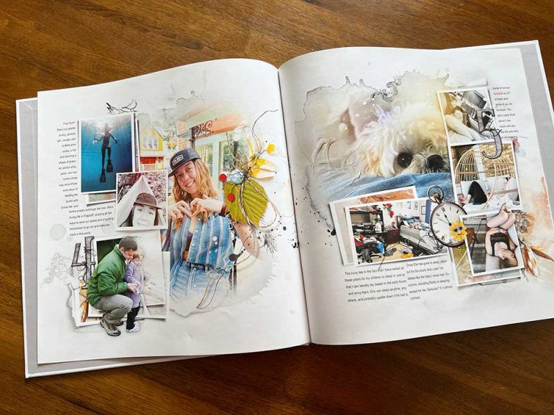 benefits of digital scrapbooking Blurb photo book