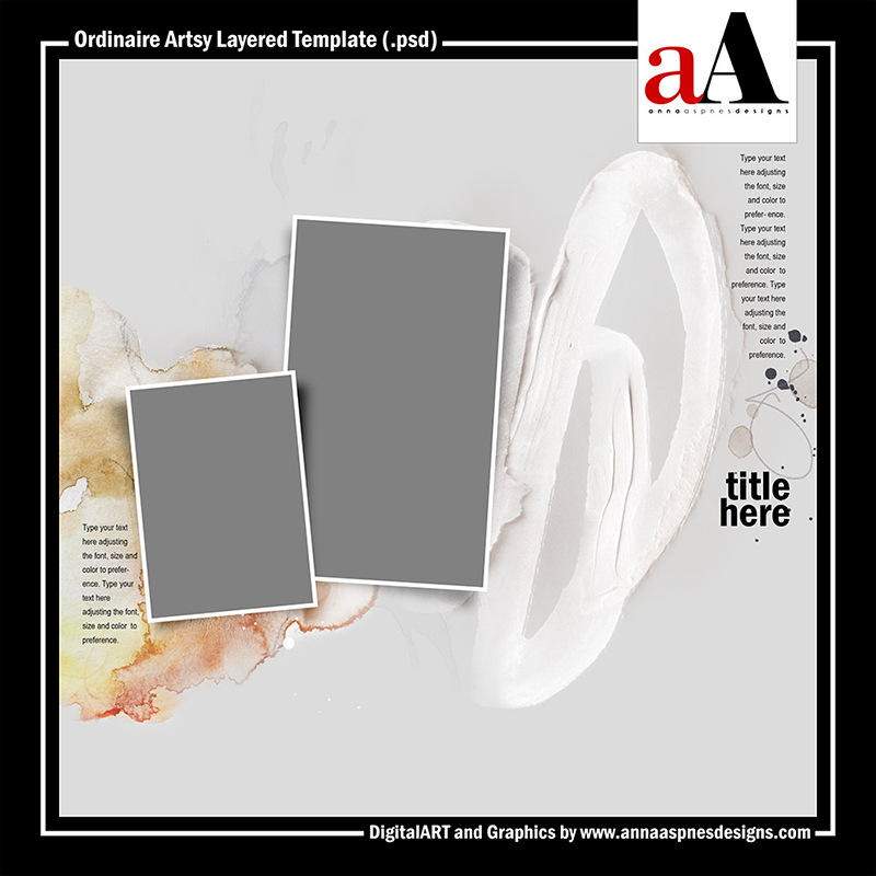 free starter template for digital scrapbooking beginners