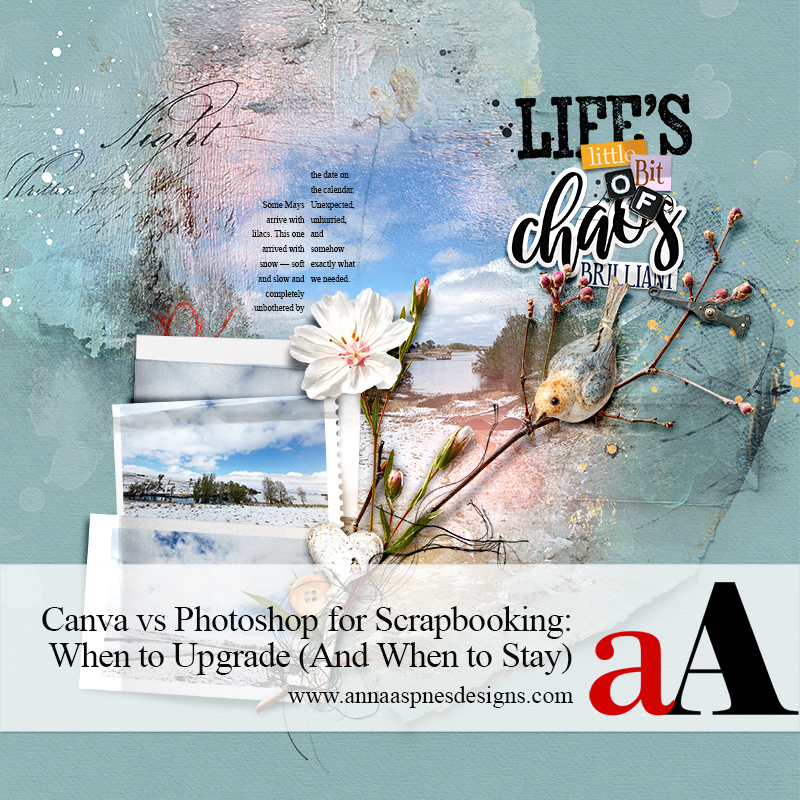 Canva vs Photoshop scrapbooking