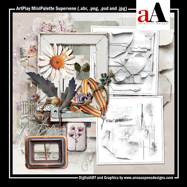 digital scrapbooking paper textures class artplay minipalette supervene bonus kit