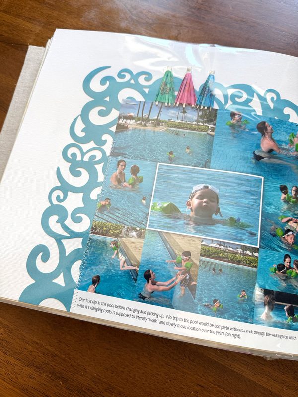 how to print digital scrapbook pages